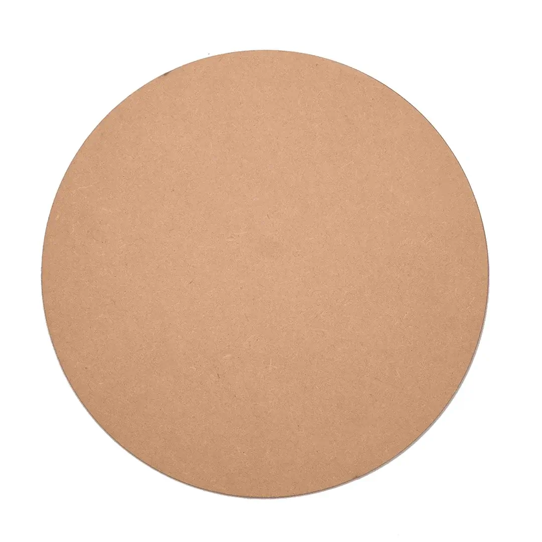 MDF Plain Round Base for Painting