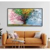 Four Seasons Canvas Wall Painting Four Seasons Canvas Wall Painting