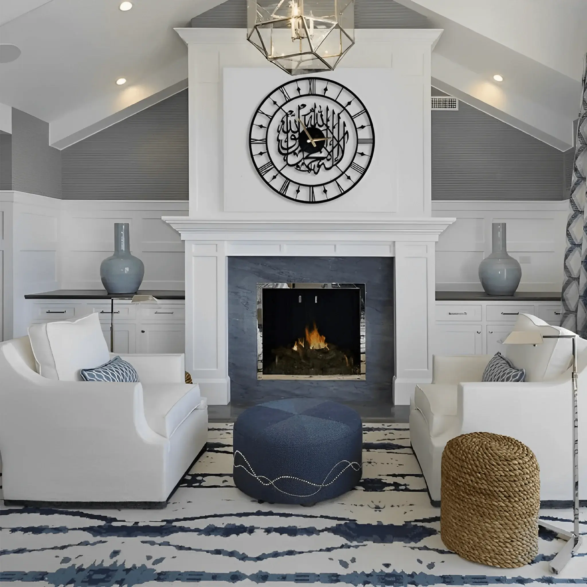 Kalima Shahada Metal Wall Clock