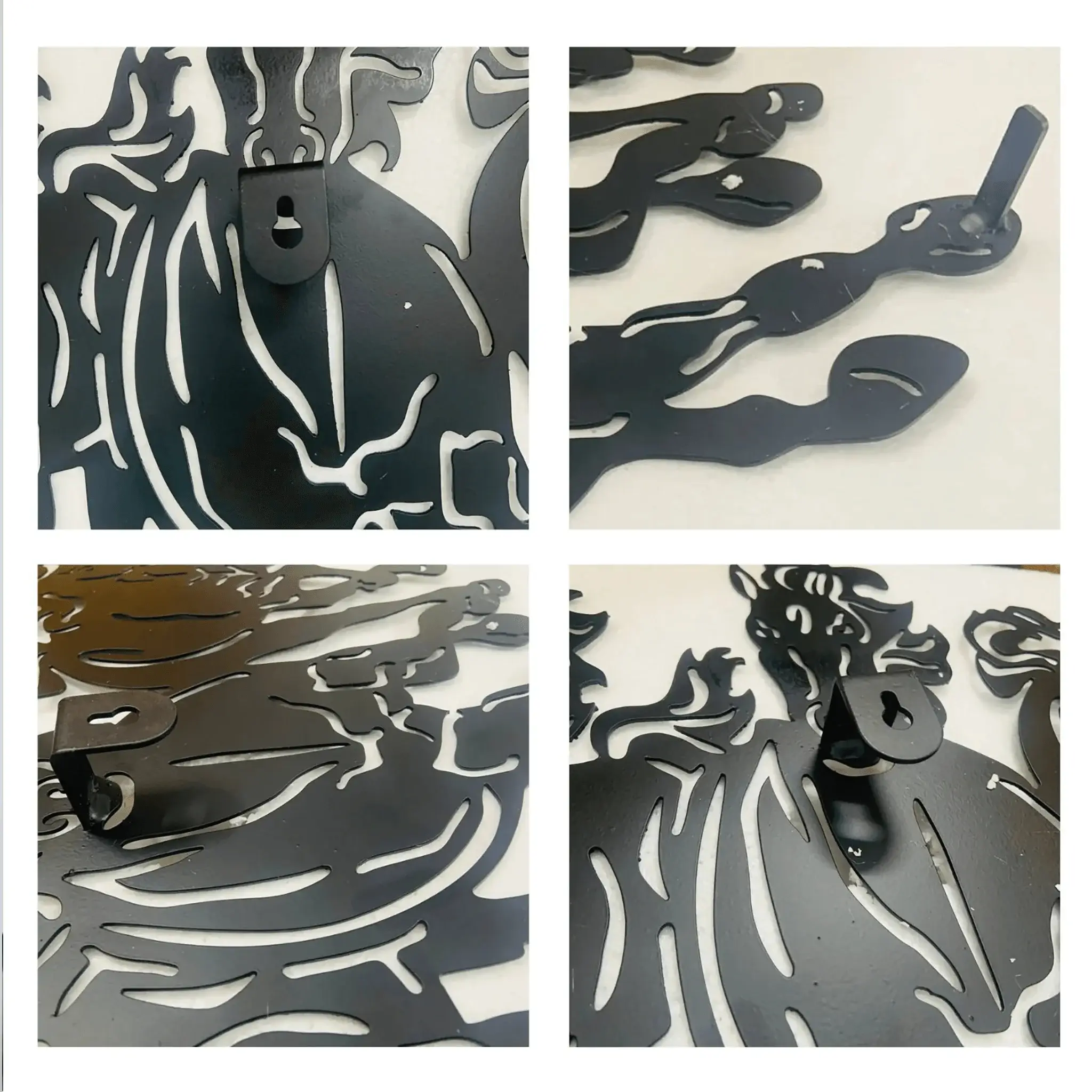 7 Horse Running Metal Wall Art