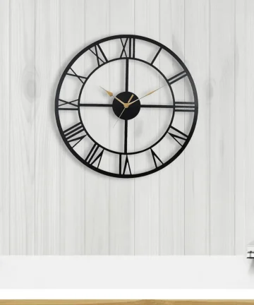 Antique Metal Wall Clock