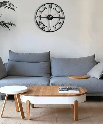 Antique Metal Wall Clock