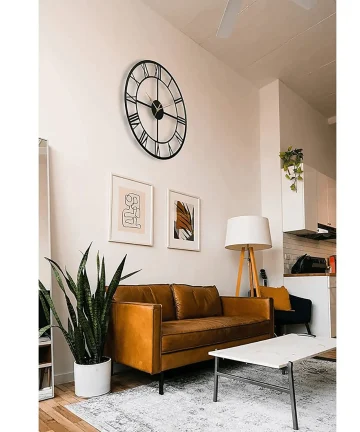 Antique Metal Wall Clock
