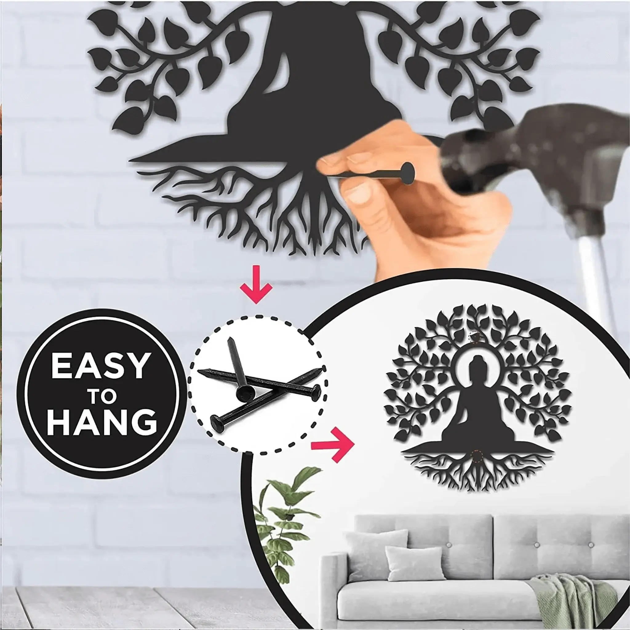 Beautiful Buddha Design Wall Art