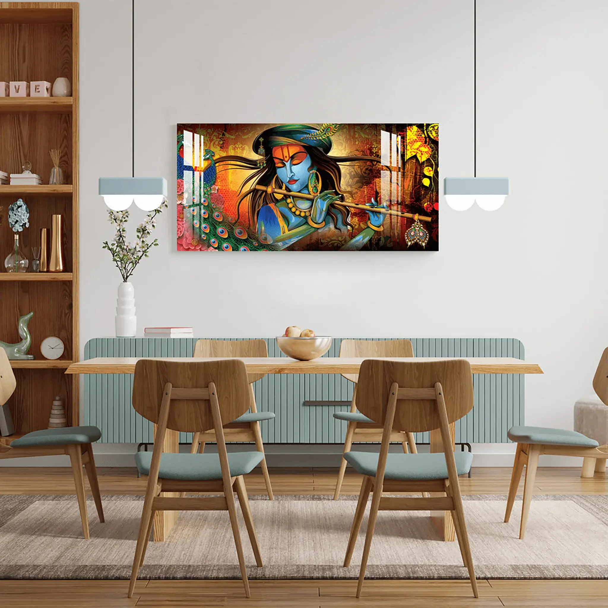 Lord Krishna Wall Art Painting