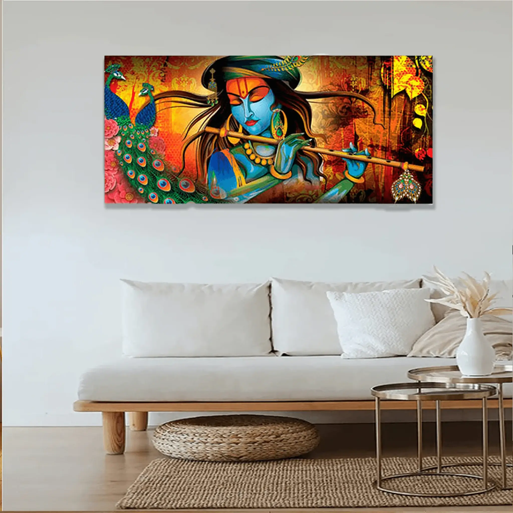 Lord Krishna Wall Art Painting