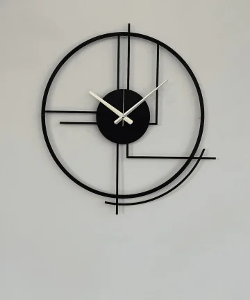 Large Metal Wall Clock