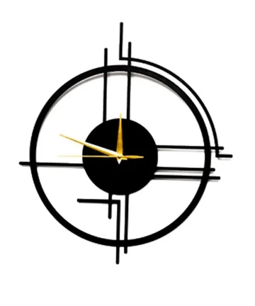 Large Metal Wall Clock