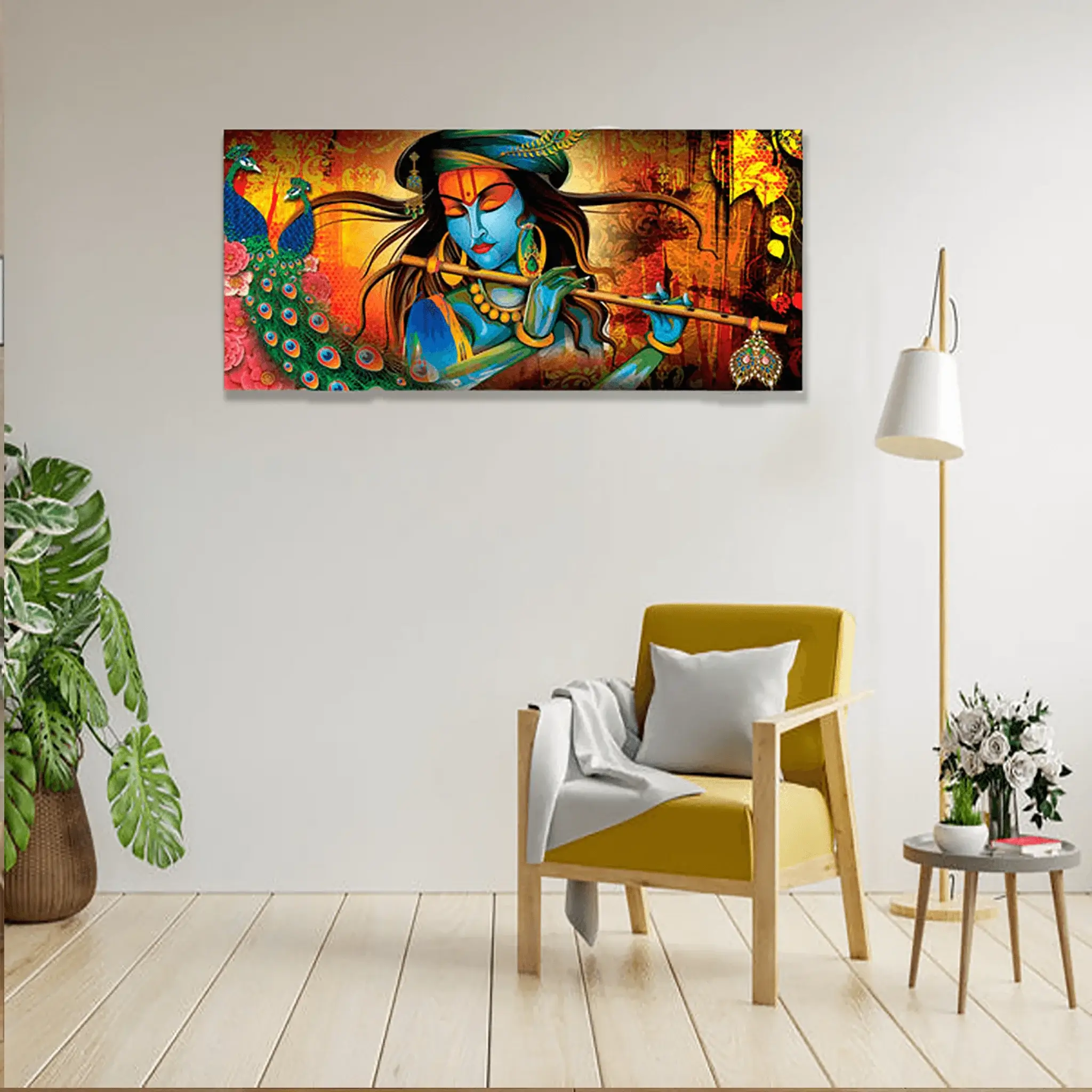 Lord Krishna Wall Art Painting