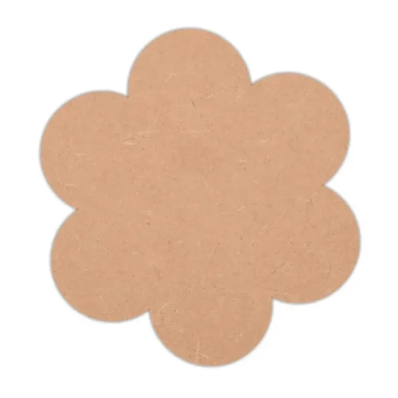 Flower shape MDF Base