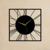 Square Antique Metal Wall Clock Square Antique Metal Wall Clock