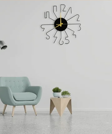 Fancy Metal Wall Clock