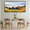 Serene Mountains Canvas Painting