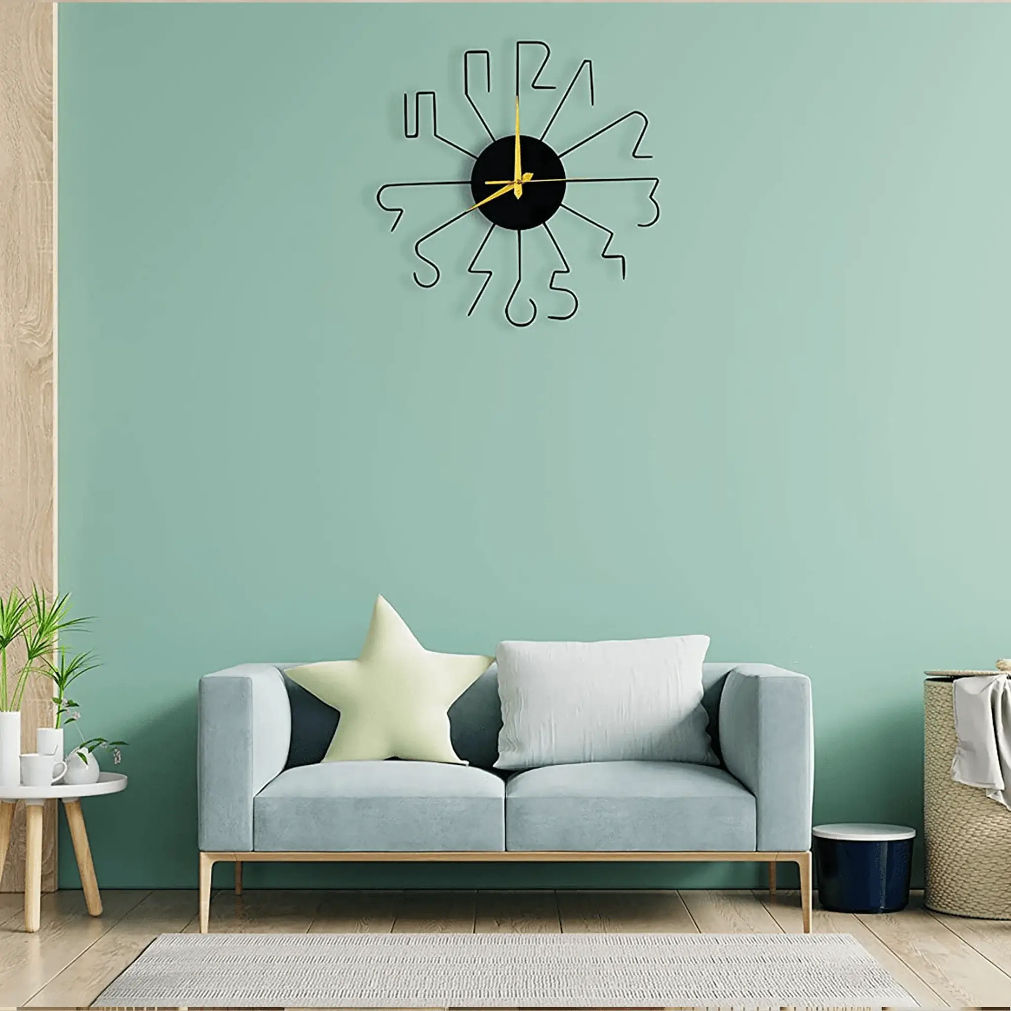 Fancy Metal Wall Clock
