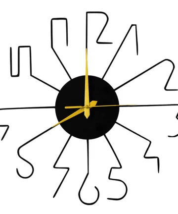 Fancy Metal Wall Clock