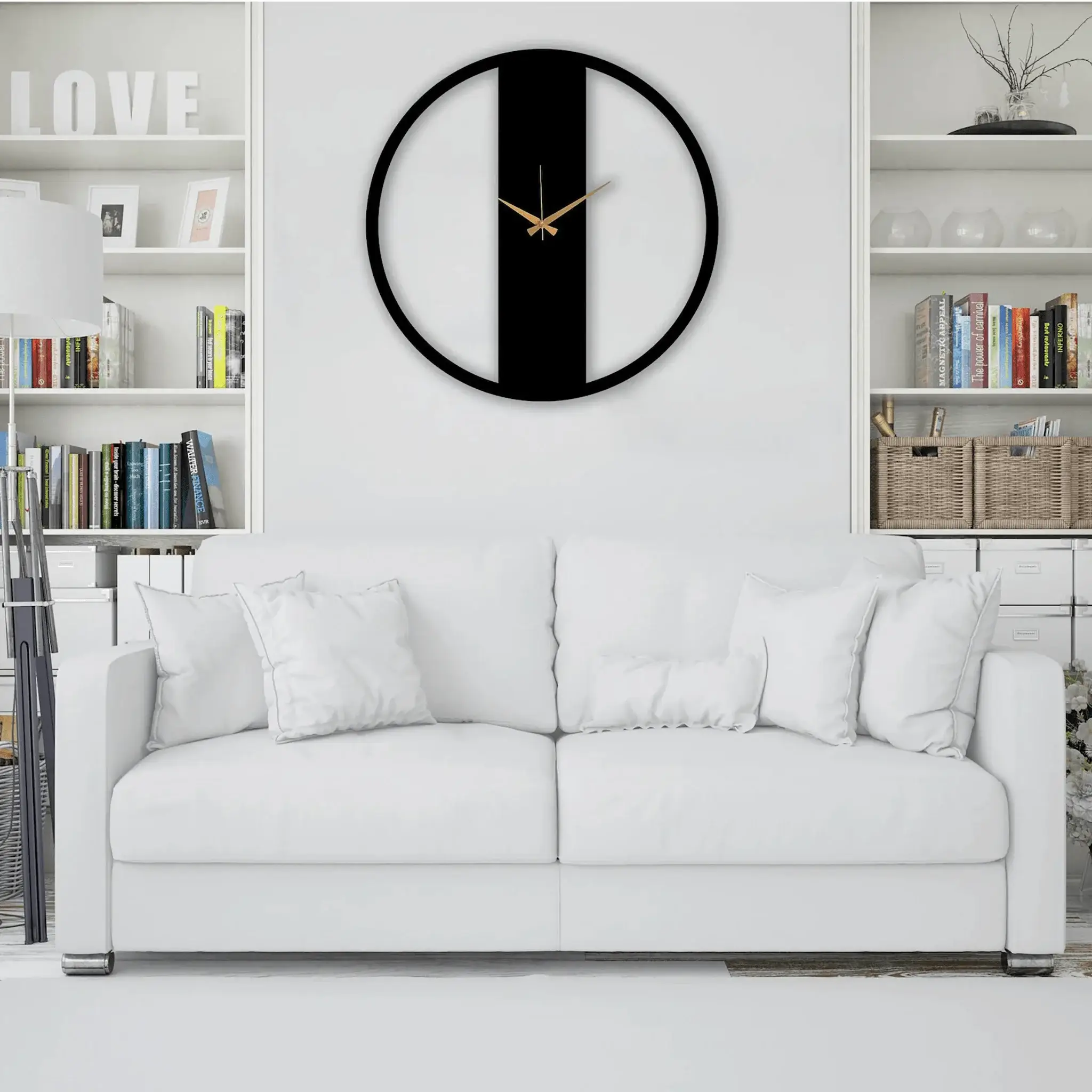 Stylish round Metal wall clock Stylish round Metal wall clock