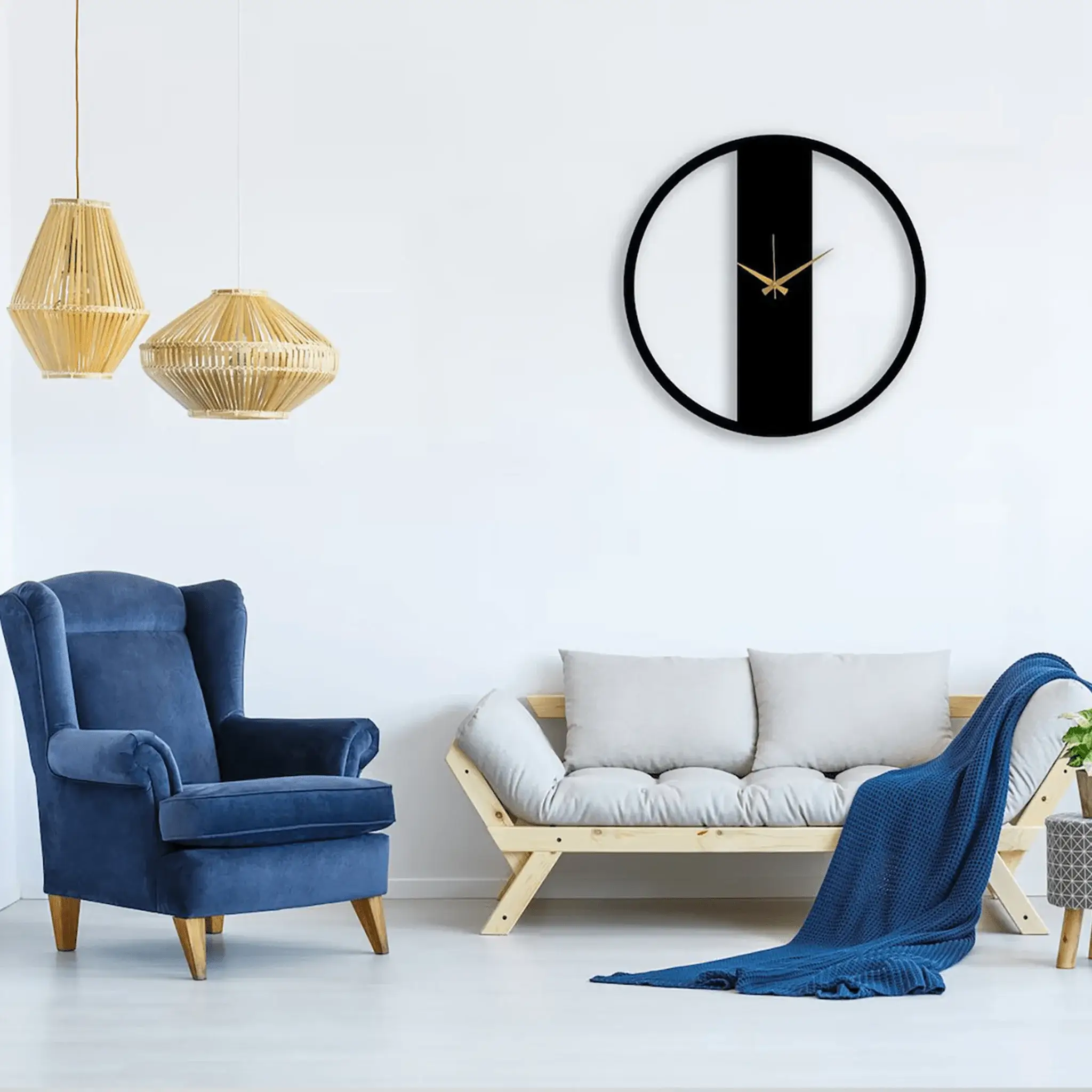 Stylish round Metal wall clock Stylish round Metal wall clock