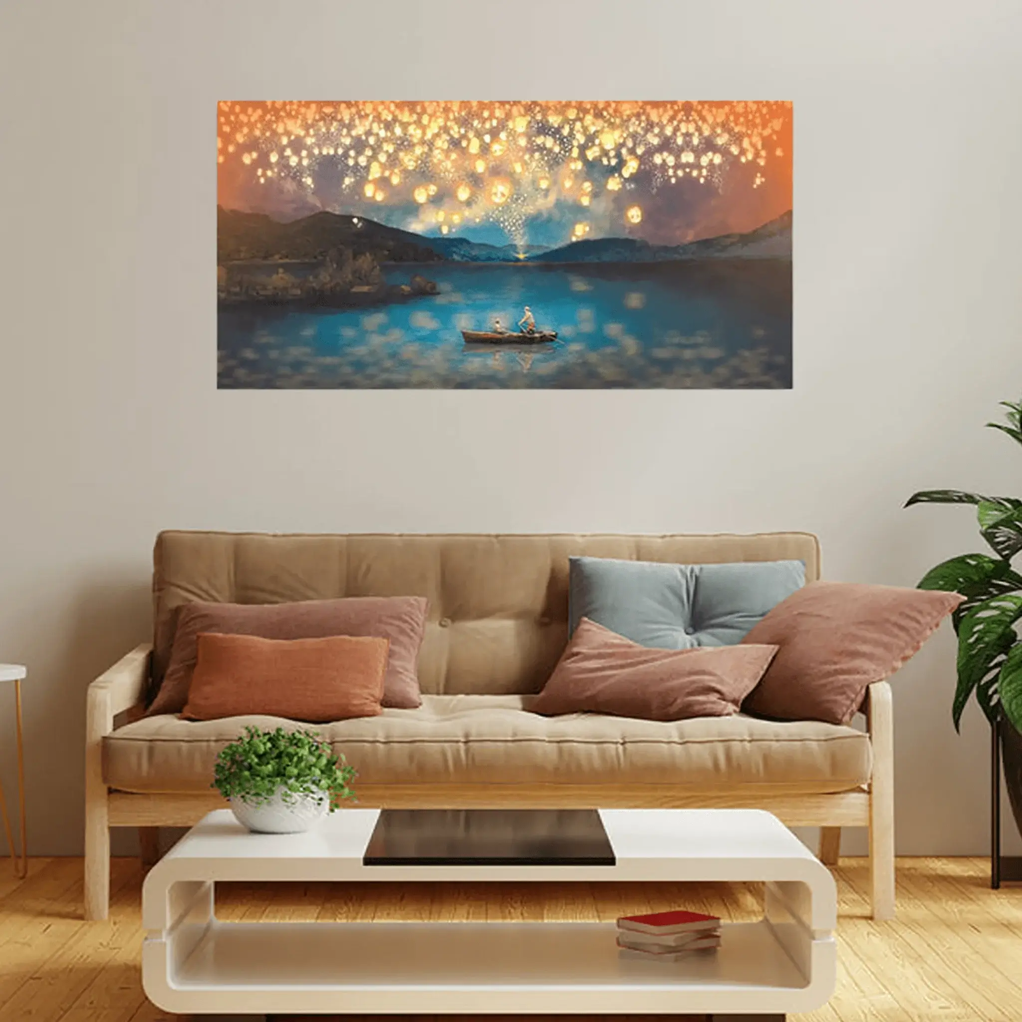 Lantern Views Canvas Wall Painting