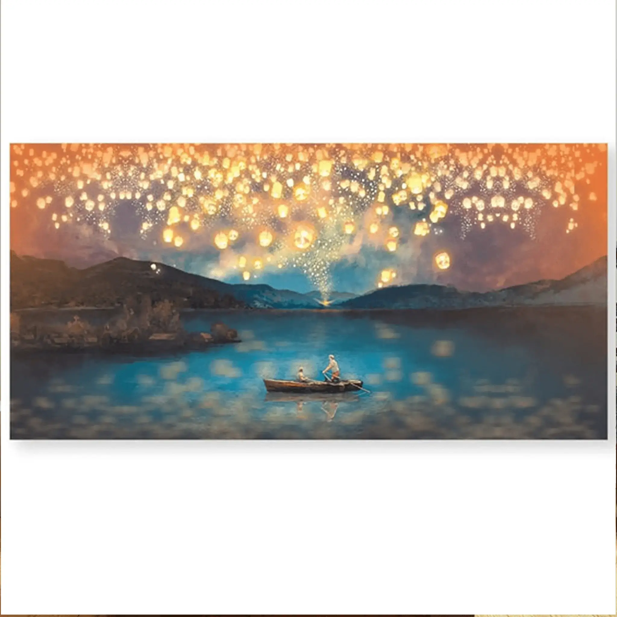 Lantern Views Canvas Wall Painting