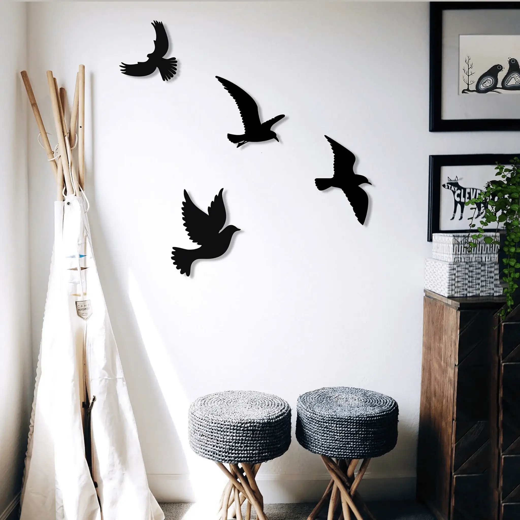 Bird Metal Wall Art