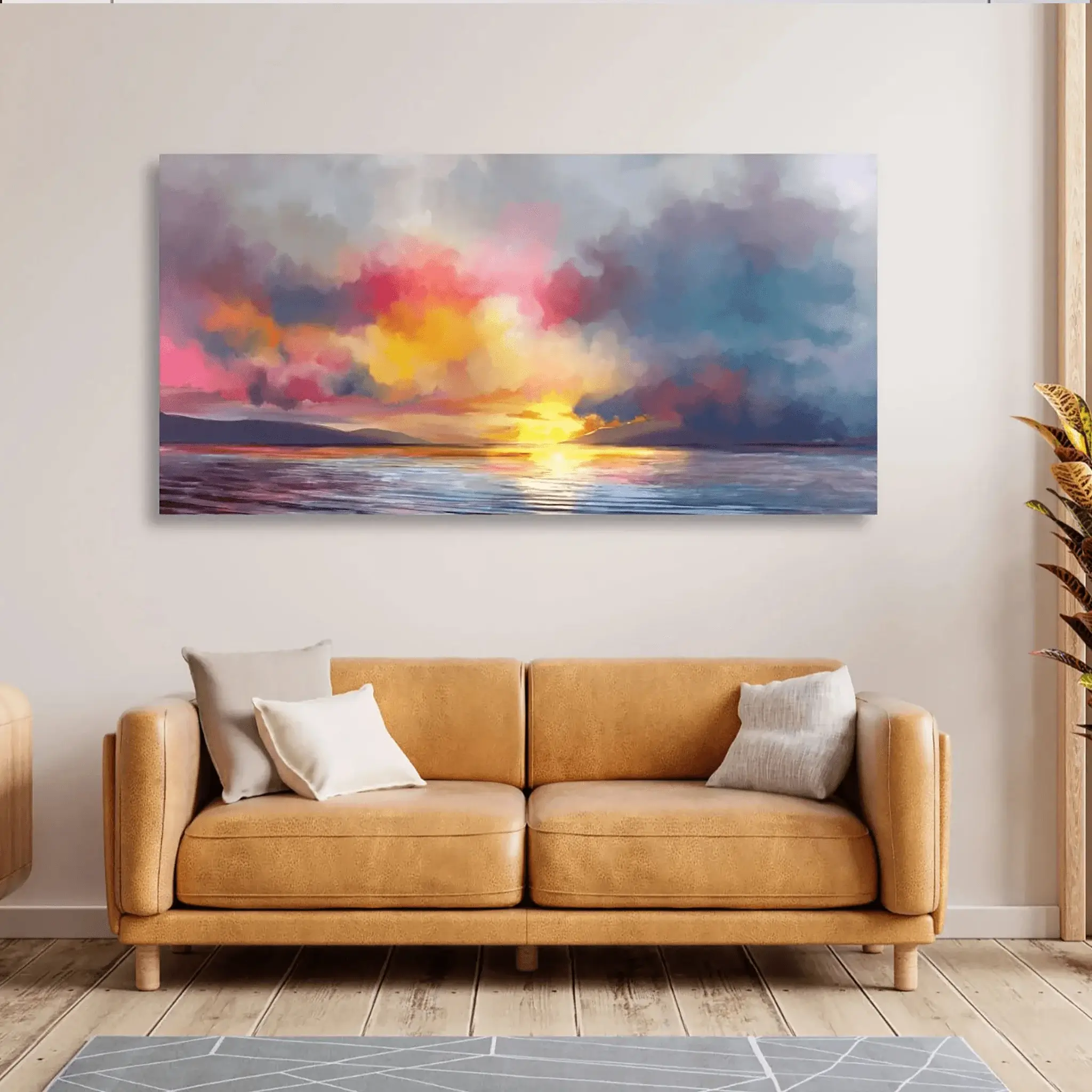 Euphoric Horizon Canvas Wall Painting