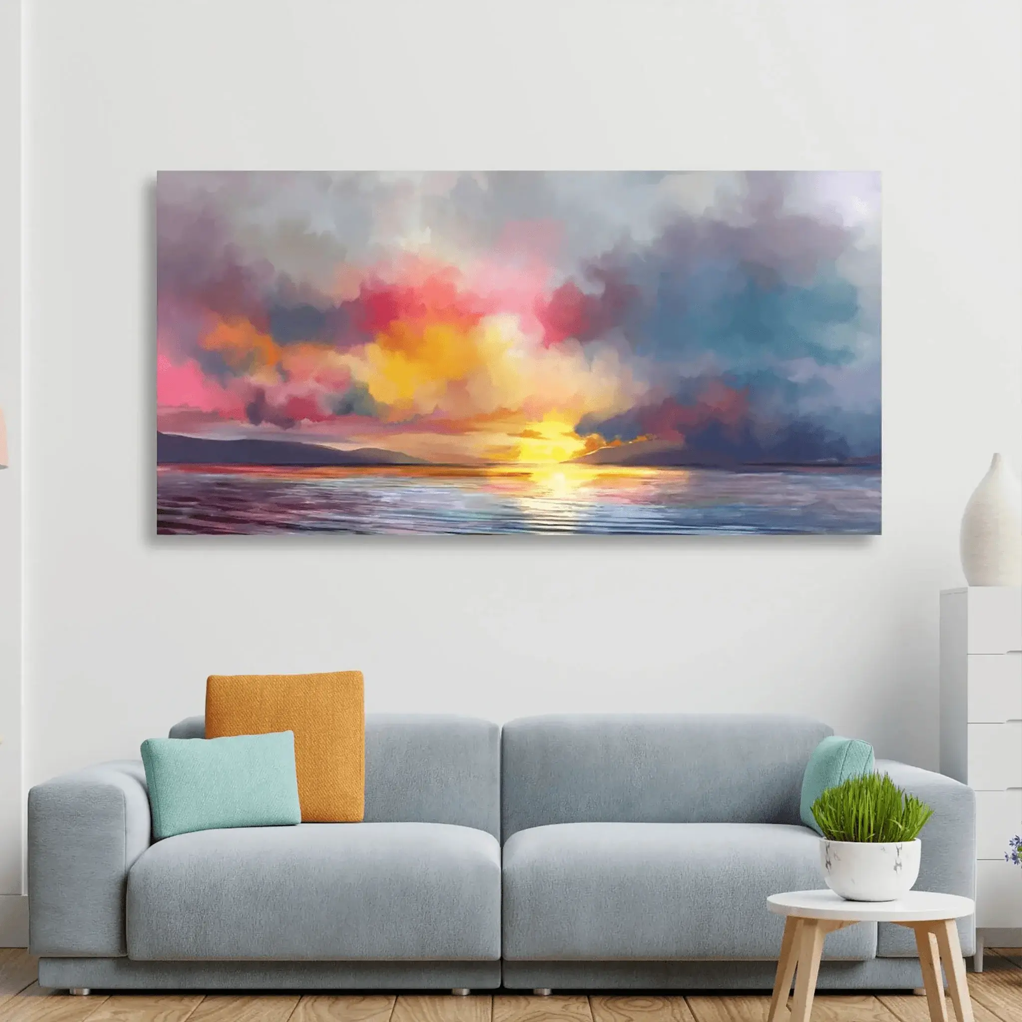 Euphoric Horizon Canvas Wall Painting