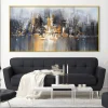 Millennium Cityscape Canvas Wall Painting