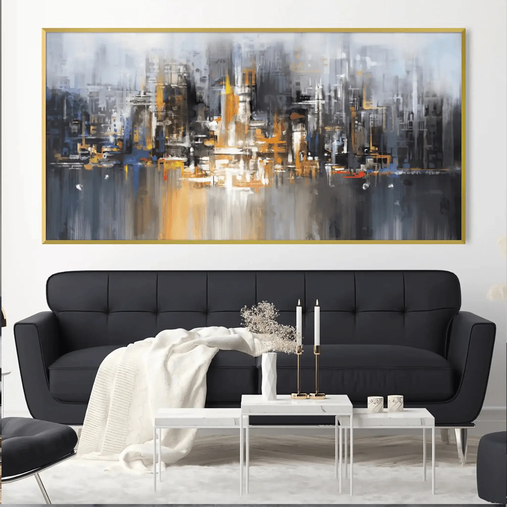 Millennium Cityscape Canvas Wall Painting