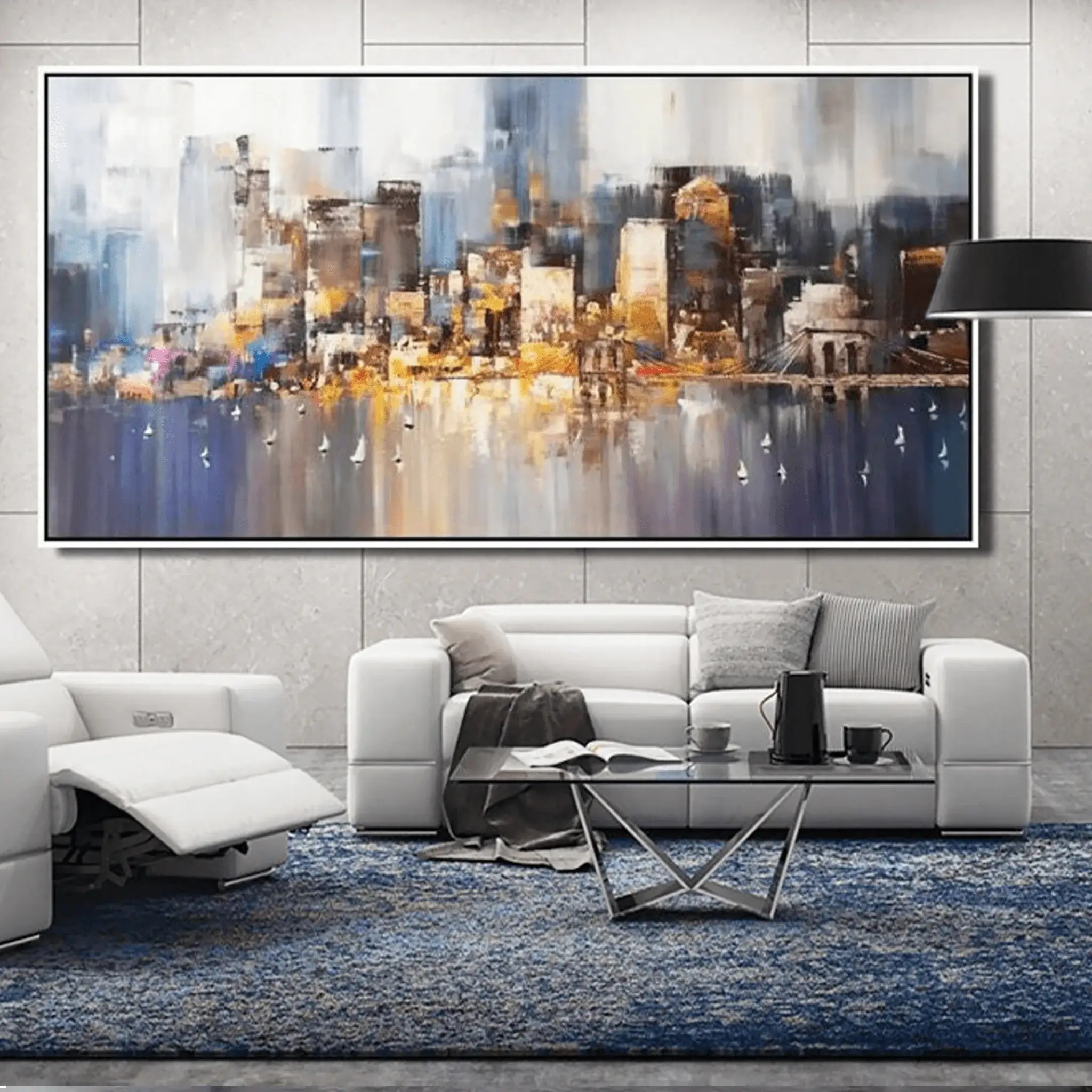 Millennium Cityscape Canvas Wall Painting