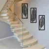 leaf geometric 3 Set wooden wall art