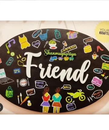 MDF Plain Oval Shape