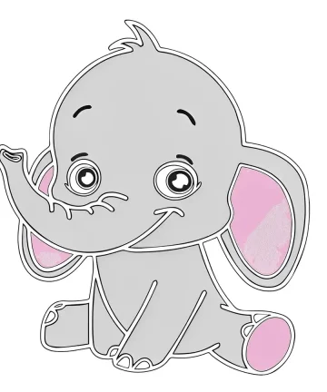 Elephant Shape Magnets Base