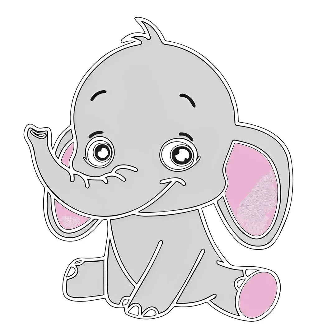 Elephant Shape Magnets Base