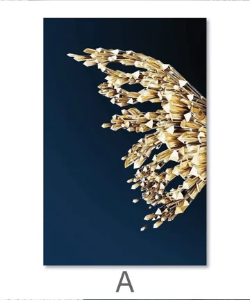 Crystal Butterfly Canvas Wall Painting