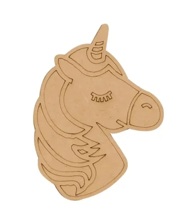 Unicorn Shape MDF Fridge Magnets