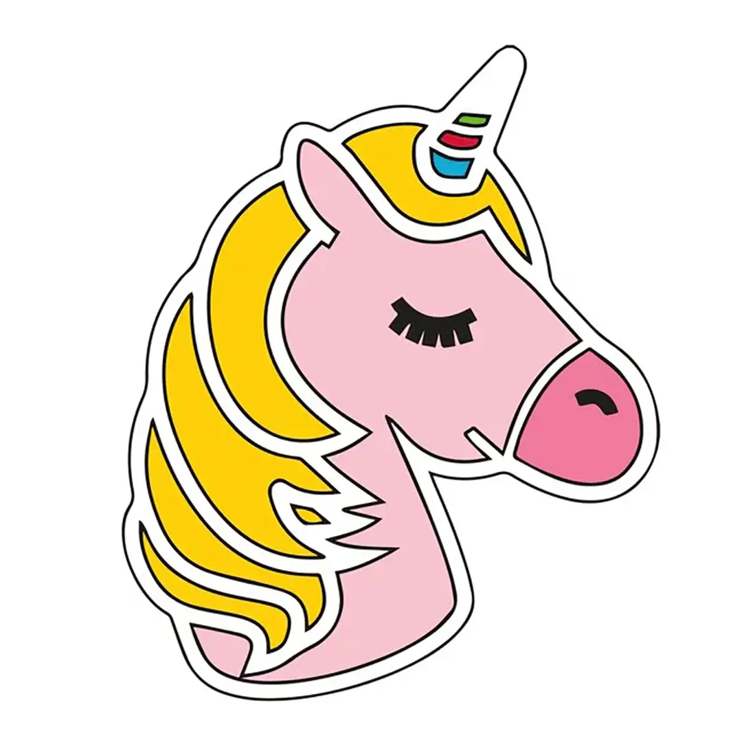 Unicorn Shape MDF Fridge Magnets