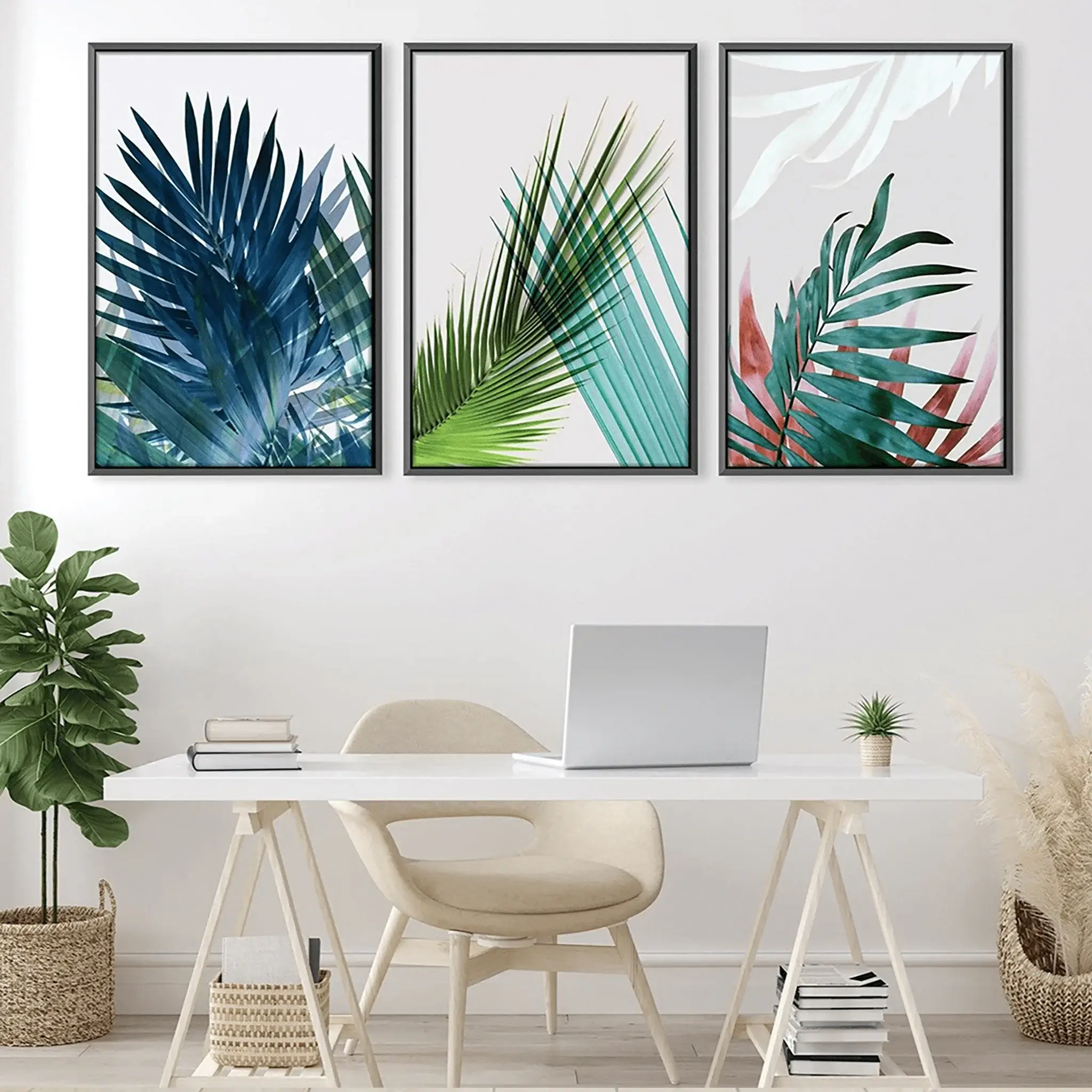 Exotic Leaves Canvas Wall Painting