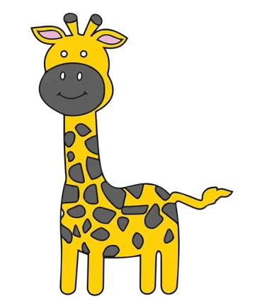 Giraffe Shape Fridge Magnets