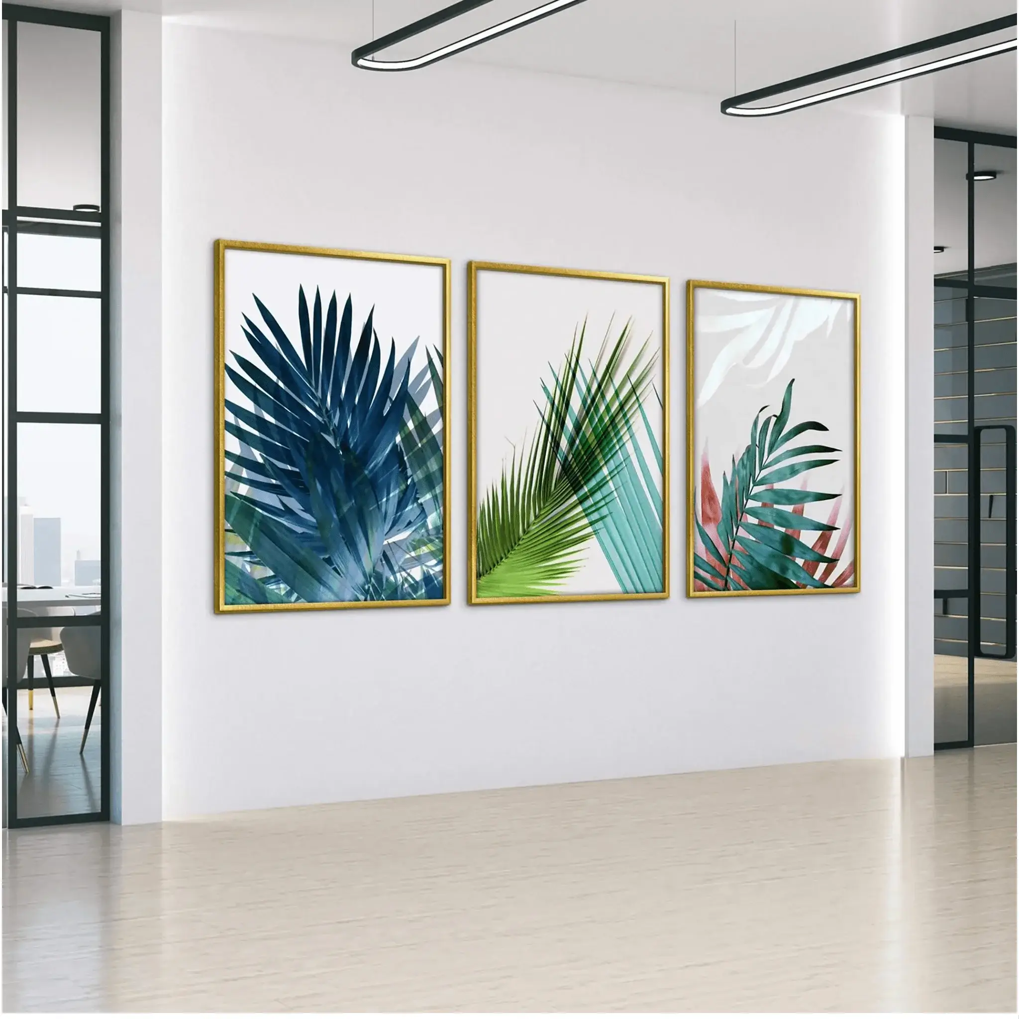 Exotic Leaves Canvas Wall Painting