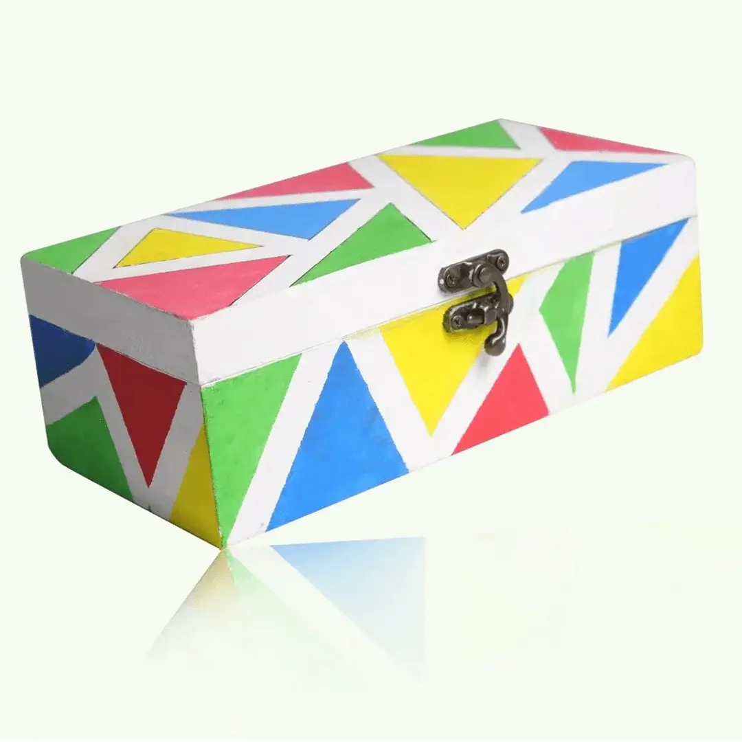 MDF Box With Latch Rectangle
