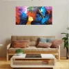 Lord Radha Krishna Premium Abstract Canvas Wall Painting