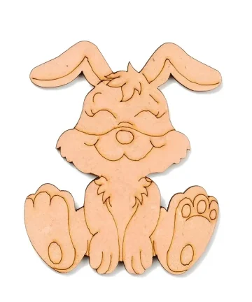 Rabbit Shape MDF Fridge Magnets Base