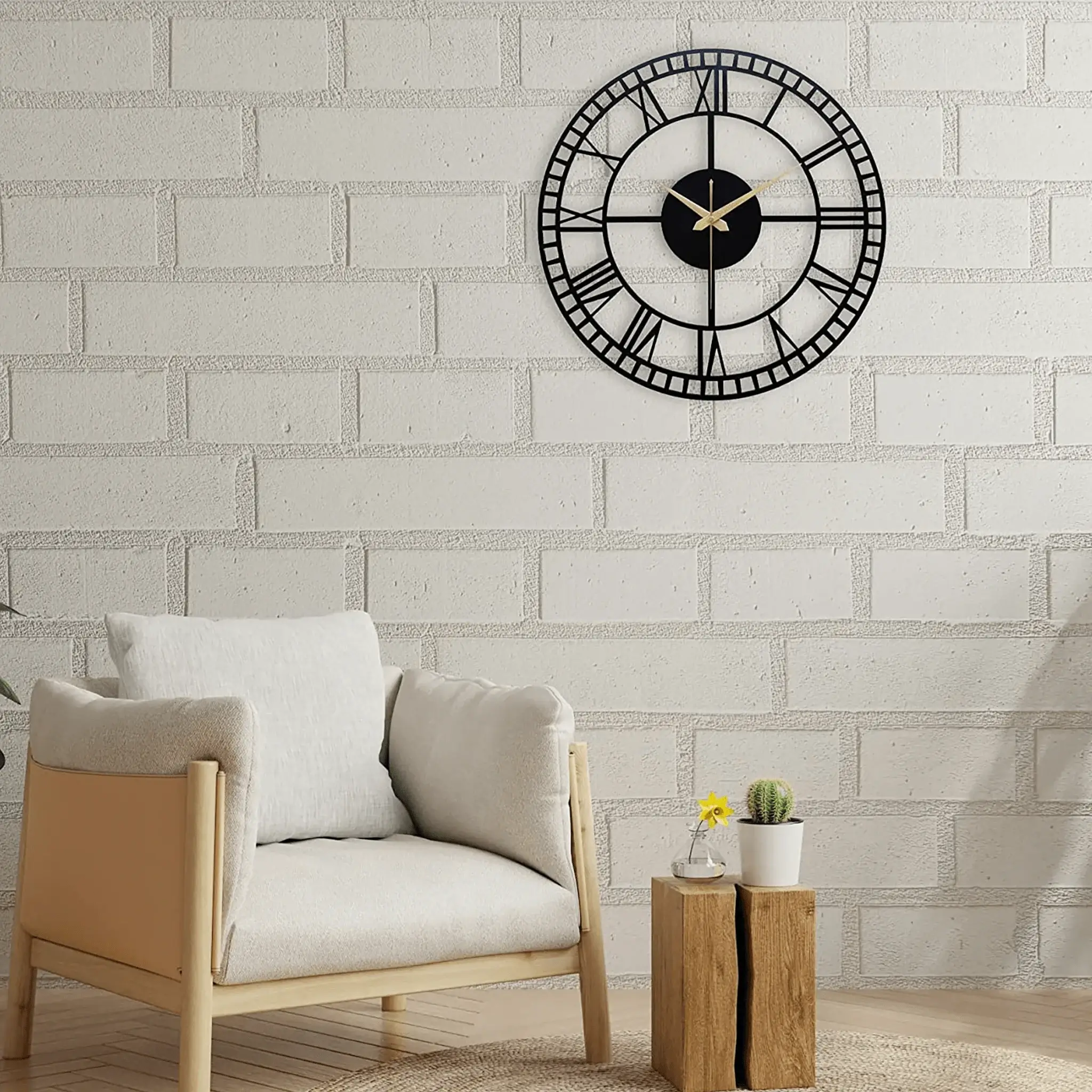 Metal Wall Clock For Home