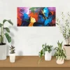 Lord Radha Krishna Premium Abstract Canvas Wall Painting