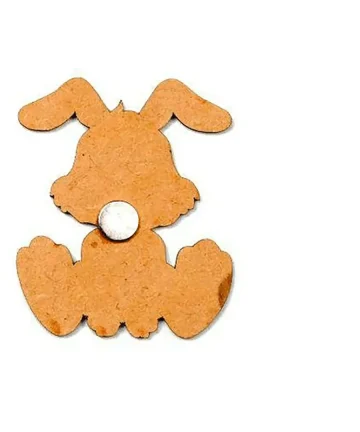 Rabbit Shape MDF Fridge Magnets Base