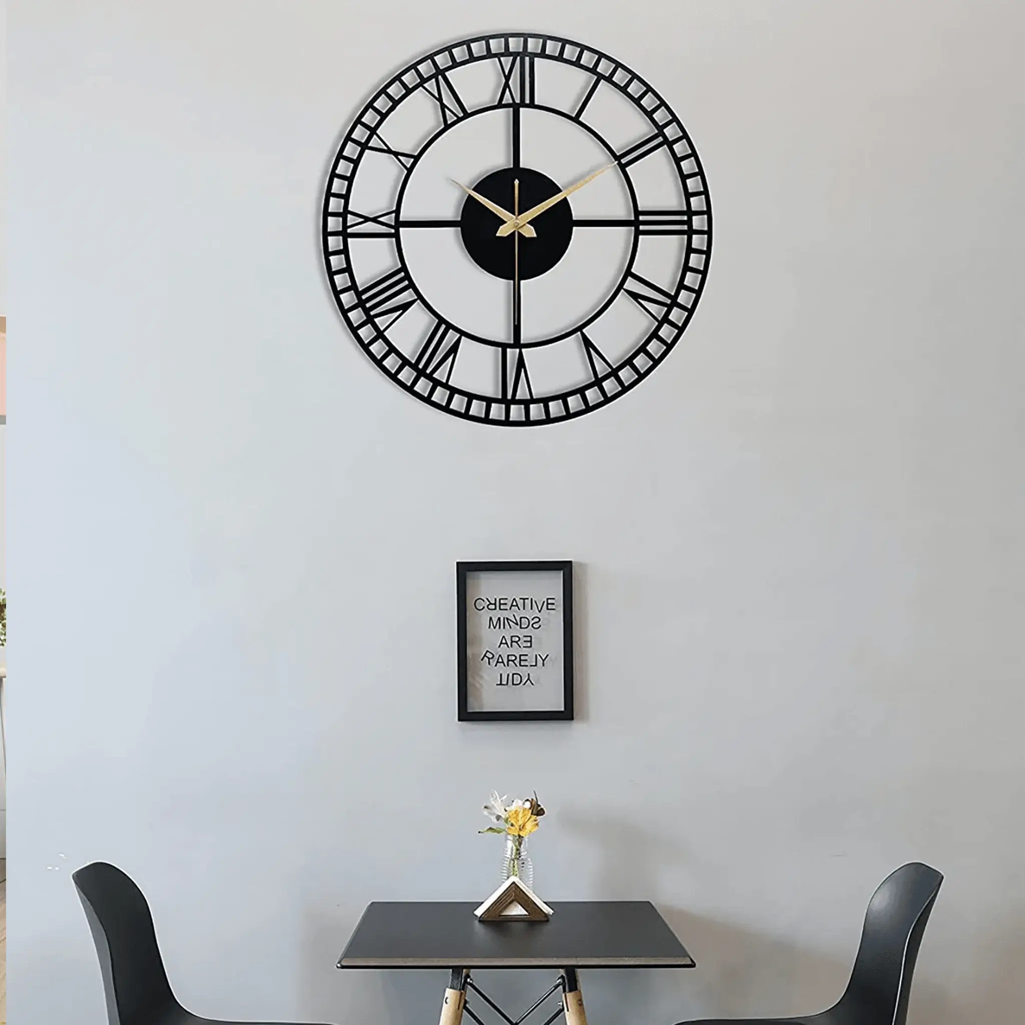 Metal Wall Clock For Home