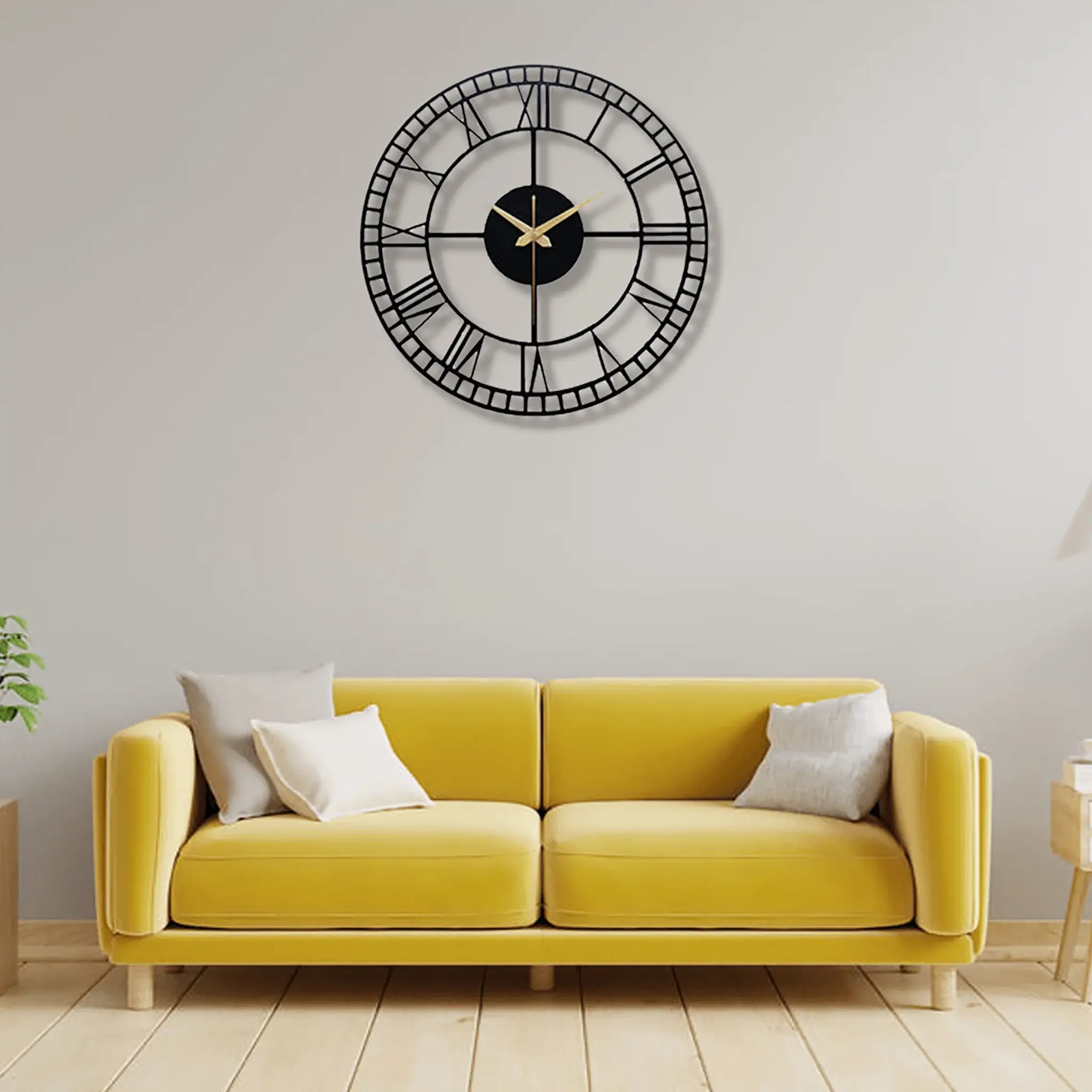 Metal Wall Clock For Home
