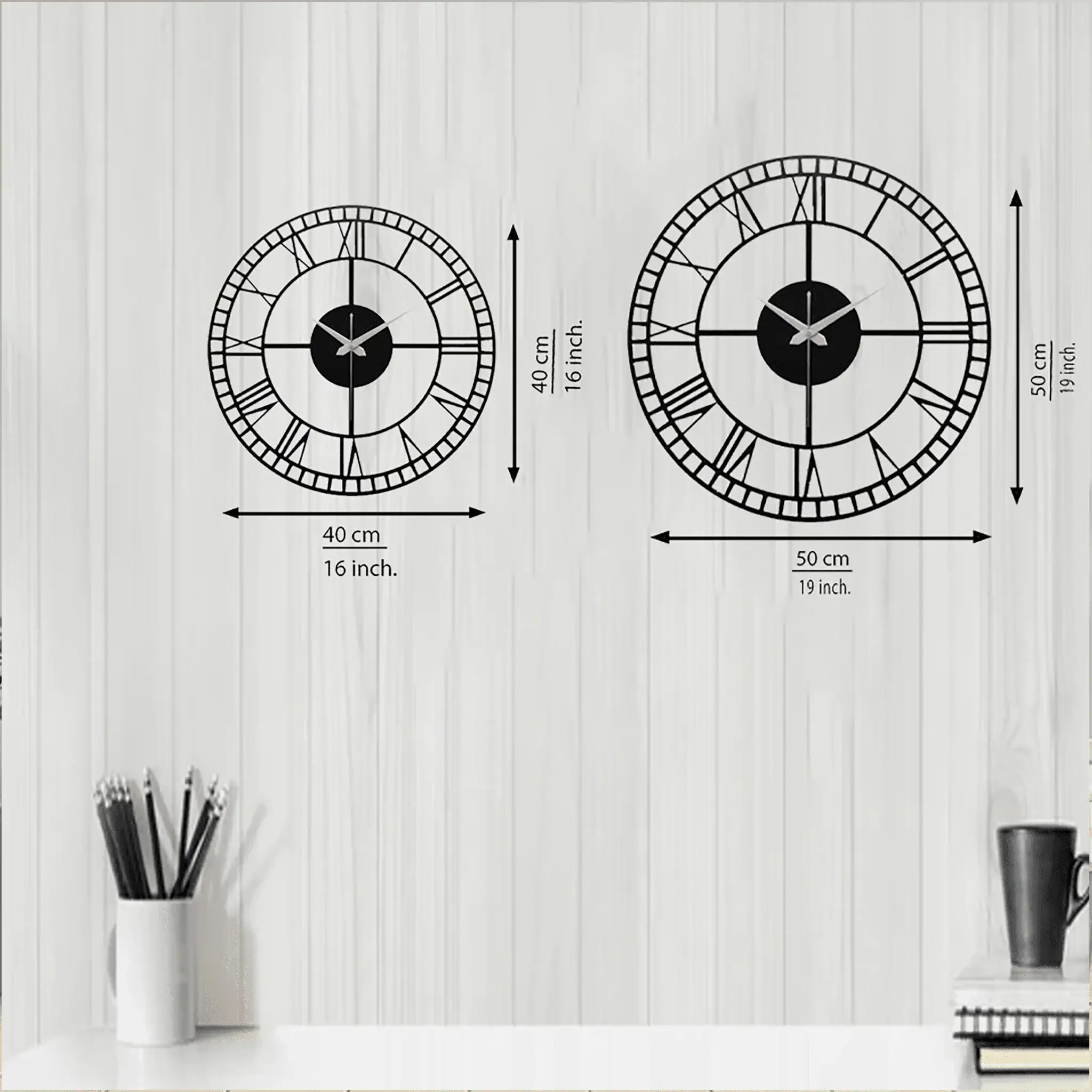 Metal Wall Clock For Home