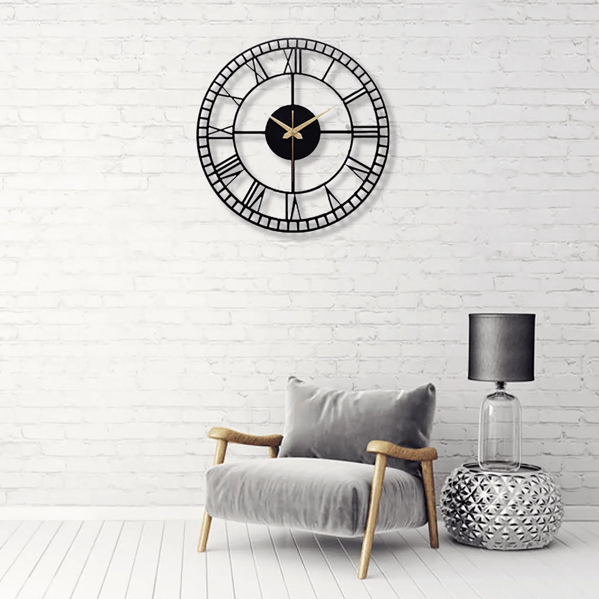 Metal Wall Clock For Home