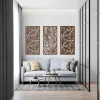 Multiplue Leave Geometric Wooden Wall Art